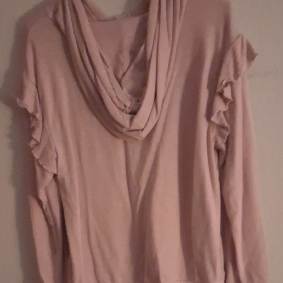 Kate Spade Blush Ruffle Hoodie - Picture 7 of 9